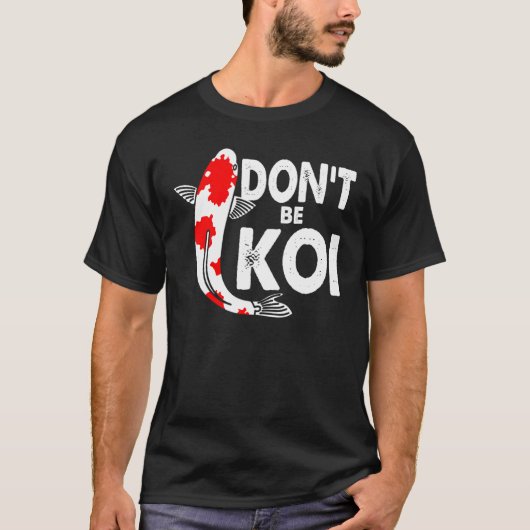 Koi-visvangst Koi-viskarper Japans Q T-shirt (Voorkant)