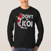 Koi-visvangst Koi-viskarper Japans Q T-shirt (Voorkant)