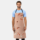 Koi visvijver, naadloos patroon. schort (Gedragen)