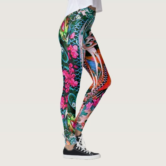Koi Waterfall Leggings (Rechts)