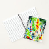 Koi Waterverf vis beeldende kunst Notitieboek (Binnen)