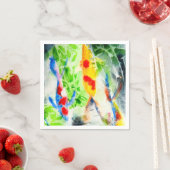 Koi Waterverf vis beeldende kunst Servet (Insitu)