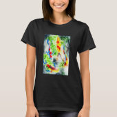 Koi Waterverf vis beeldende kunst T-shirt (Voorkant)
