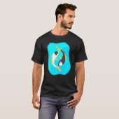 Koi Yin En Yang Vis T-shirt (Voorkant volledig)