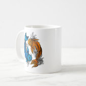 Koi Ying Yang Koffiemok (Voorkant links)