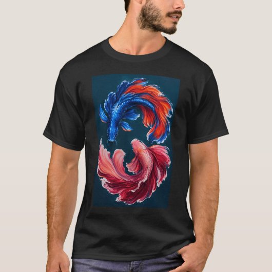 Koi Ying Yang T-shirt (Voorkant)