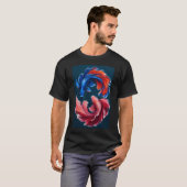 Koi Ying Yang T-shirt (Voorkant volledig)