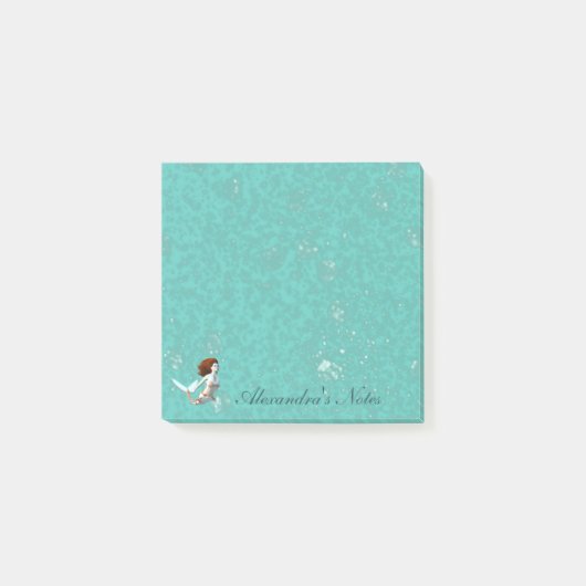  Koi Zeemeermin zwemmen onder water Post-it® Notes (Voorkant)