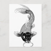 koikarper briefkaart (Voorkant)