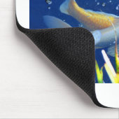 koikarper zwemt mousepad muismat (Hoek)