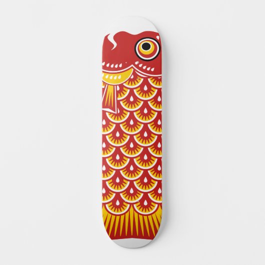 Koinobori Carp Streamer Skateboard (Voorkant)