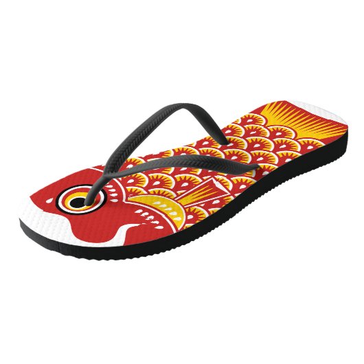 Koinobori Carp Streamer-Teenslippers Teenslippers (Schuin)