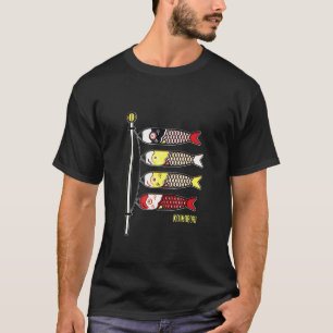 Koinobori Japans karp Koi vliegende vissokken T-shirt