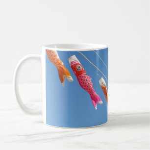 Koinobori (karperwimpels): Japan Koffiemok