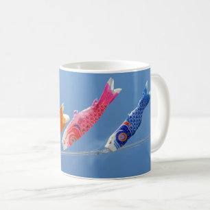 Koinobori (karperwimpels): Japan Koffiemok