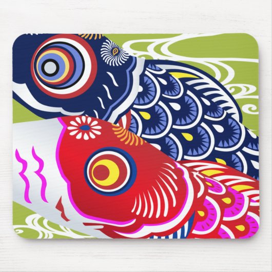Koinobori Mousepad Muismat (Voorkant)
