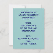 KOINOBORI STREAMERS KINDERDAAGVERZOEKEN KAART (Achterkant)