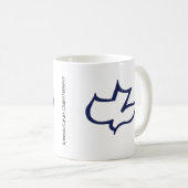 Koinonia Calvariae Chapel Hannover (donkerblauw) Koffiemok (Voorkant rechts)