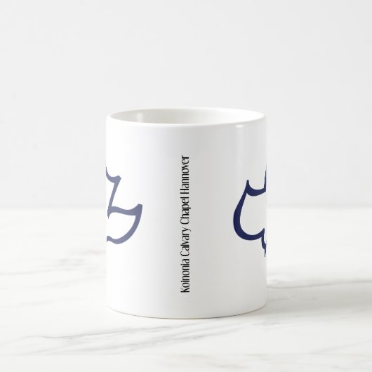 Koinonia Calvariae Chapel Hannover (donkerblauw) Koffiemok (Center)