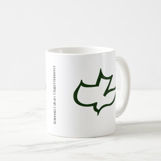 Koinonia Calvariae Chapel Hannover (donkergroen) Koffiemok (Voorkant rechts)