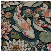 Koi's Onder de Lelies II Stof (Close Up)