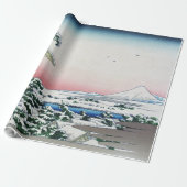 Koishikawa Tea House Uitzicht Mt Fuji door Hokusai Cadeaupapier (Uitgerold)