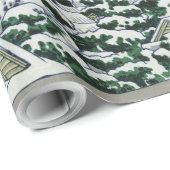 Koishikawa Tea House Uitzicht Mt Fuji door Hokusai Cadeaupapier (Rol Hoek)