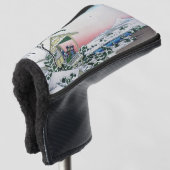Koishikawa Tea House Uitzicht Mt Fuji door Hokusai Golfheadcover (3/4 voorkant)