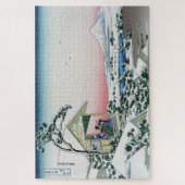 Koishikawa Tea House Uitzicht Mt Fuji door Hokusai Legpuzzel (Verticaal)