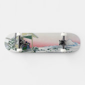 Koishikawa Tea House Uitzicht Mt Fuji door Hokusai Persoonlijk Skateboard (Horizontaal)