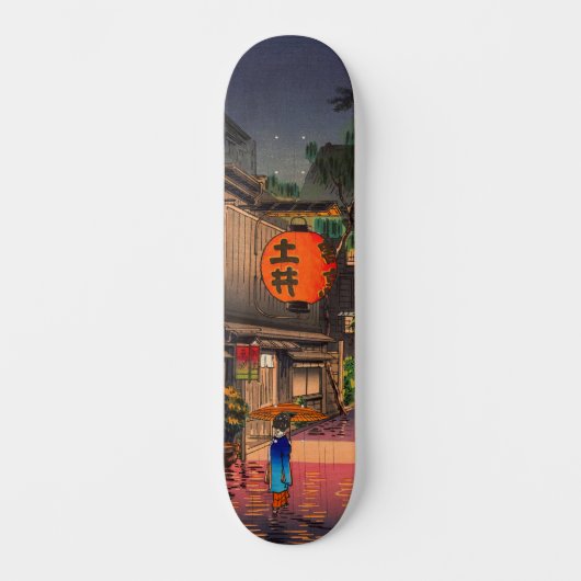 Koitsu - Avond in Ushigome Persoonlijk Skateboard (Voorkant)