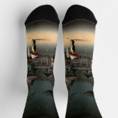 Koitsu - Sneeuw bij Nezu Schrijn Sokken (Top)