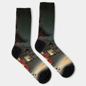 Koitsu - Sneeuw bij Nezu Schrijn Sokken (Rechts)