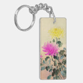 Koitsu Tsuchiya Chrysanthemum japanese bloeskunst Sleutelhanger (Voorkant Links)
