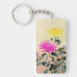 Koitsu Tsuchiya Chrysanthemum japanese bloeskunst Sleutelhanger