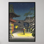 Koitsu Tsuchiya Nezu Shrine Sale shin hanga Poster (Voorkant)