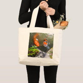 Koivis in een vijver grote tote bag