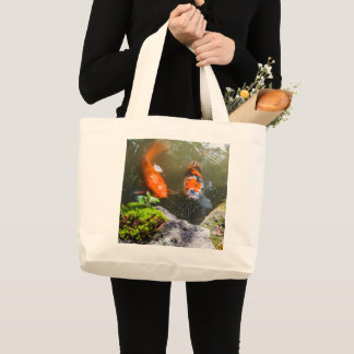 Koivis in een vijver grote tote bag