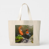 Koivis in een vijver grote tote bag (Achterkant)