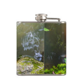 Koivis in een vijver heupfles (Achterkant)