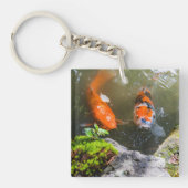 Koivis in een vijver sleutelhanger (Voorkant)