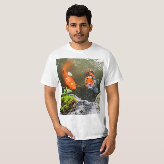 Koivis in een vijver t-shirt (Voorkant volledig)