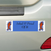 koivis, koivis, geïnkt en geperst, van deze soort bumpersticker (Op auto)