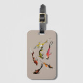 Koiviswaterverf Bagagelabel (Voorkant (verticaal))