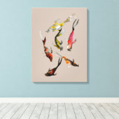 Koiviswaterverf Canvas Afdruk (Insitu (Houten vloer))