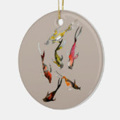 Koiviswaterverf Keramisch Ornament (Links)