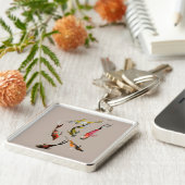 Koiviswaterverf Sleutelhanger (Zijkant)