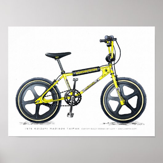 Koizumi Madison Taipan LixBMX  BMX-schets Poster (Voorkant)