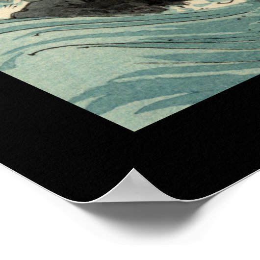 Kojima Island (zwart) Poster (Hoek)