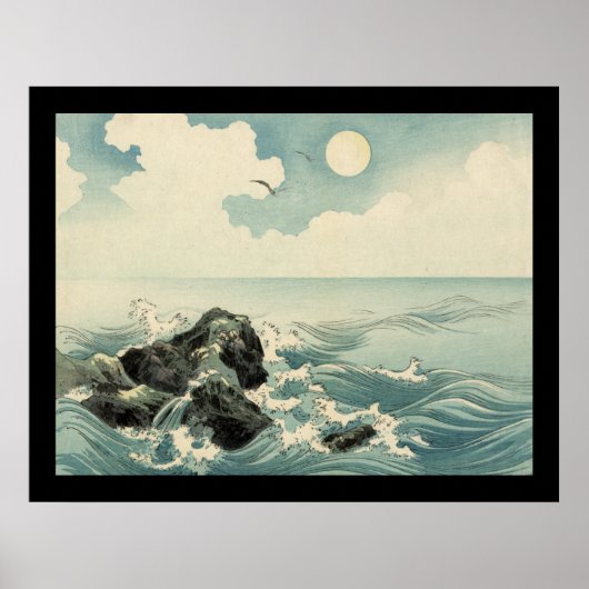 Kojima Island (zwart) Poster (Voorkant)